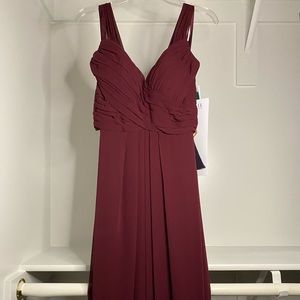 Morilee Madeline Gardner Bordeaux Dress- Size 10